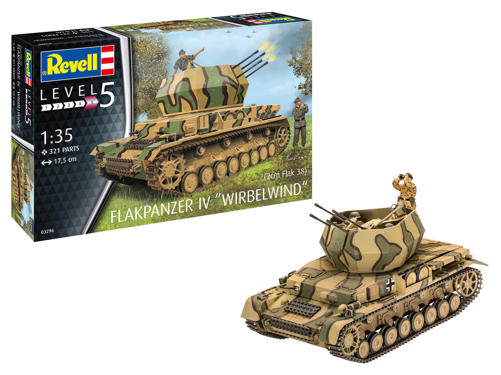 Flakpanzer IV Wirbelwind - 1:35 - Revell - 3296 - @