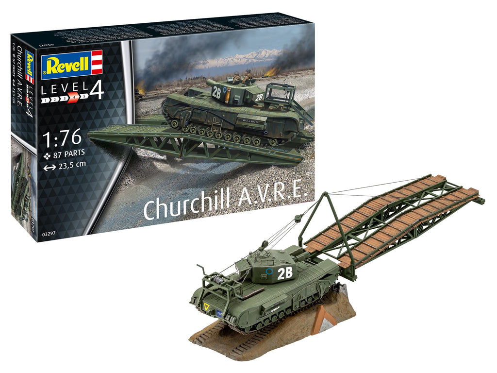 Churchill AVRE - 1:76 - Revell - 3297