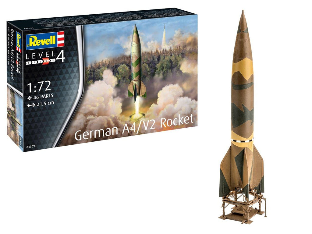 Revell - 3309 - German A-4/V-2 Rocket - 1:72