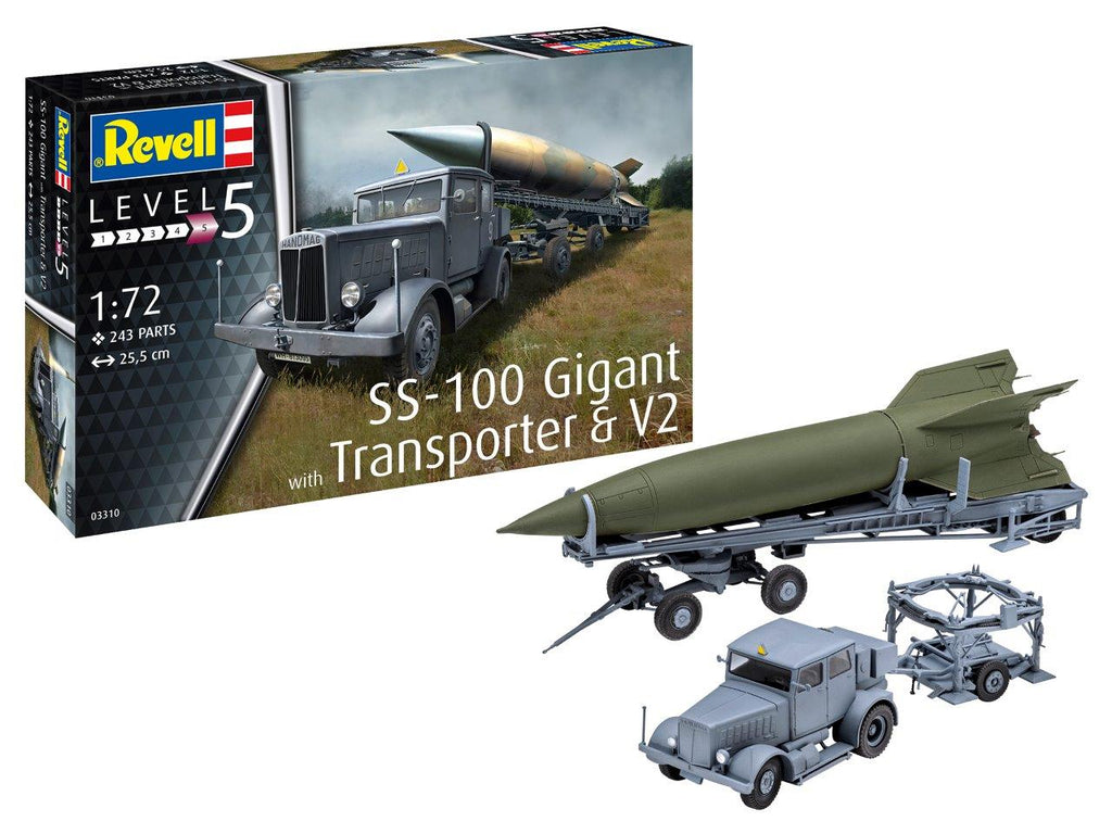 Revell - SS-100 Gigant + Transporter + V-2 (ex Special Armour) - RV3310 - 1:72