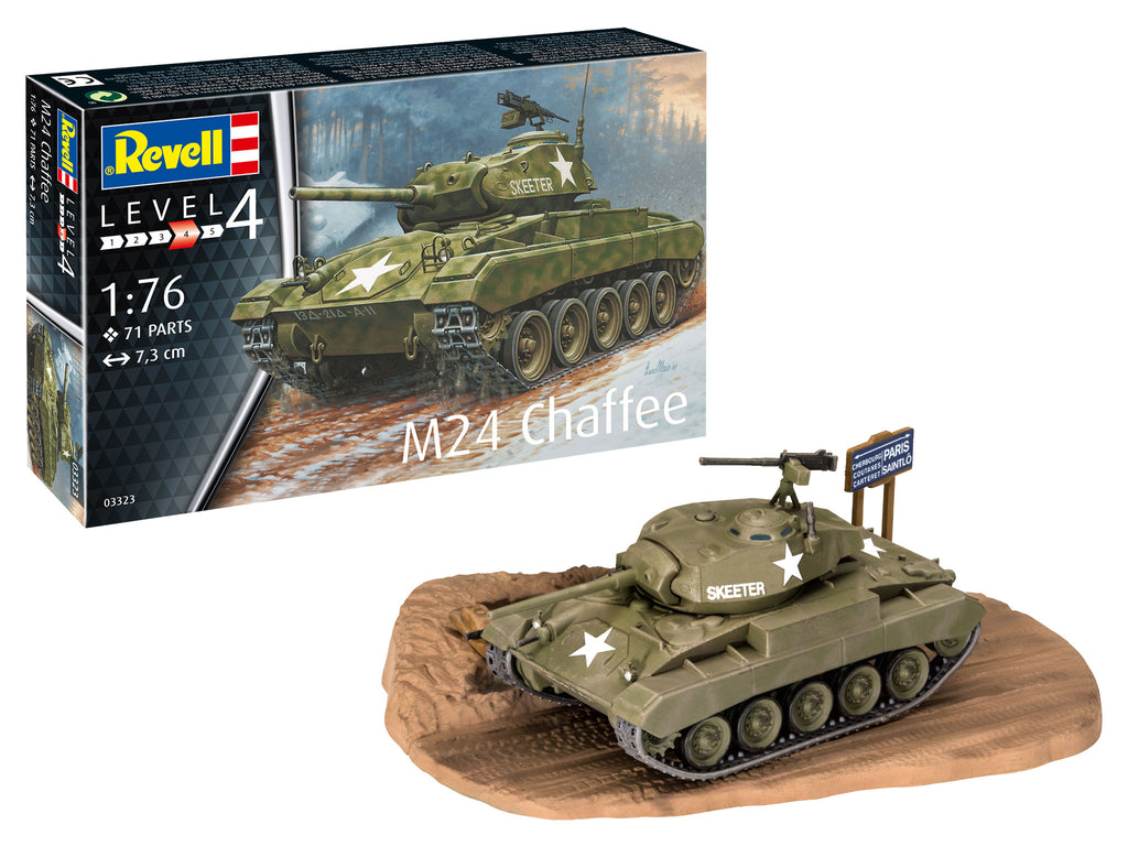 Revell - 3323 - M24 Chaffee - 1:76