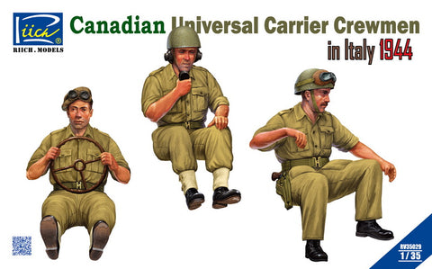 Riich Models - 35029 - Canadian Universal Carrier Crewmen in Italy 1944 - 1:35