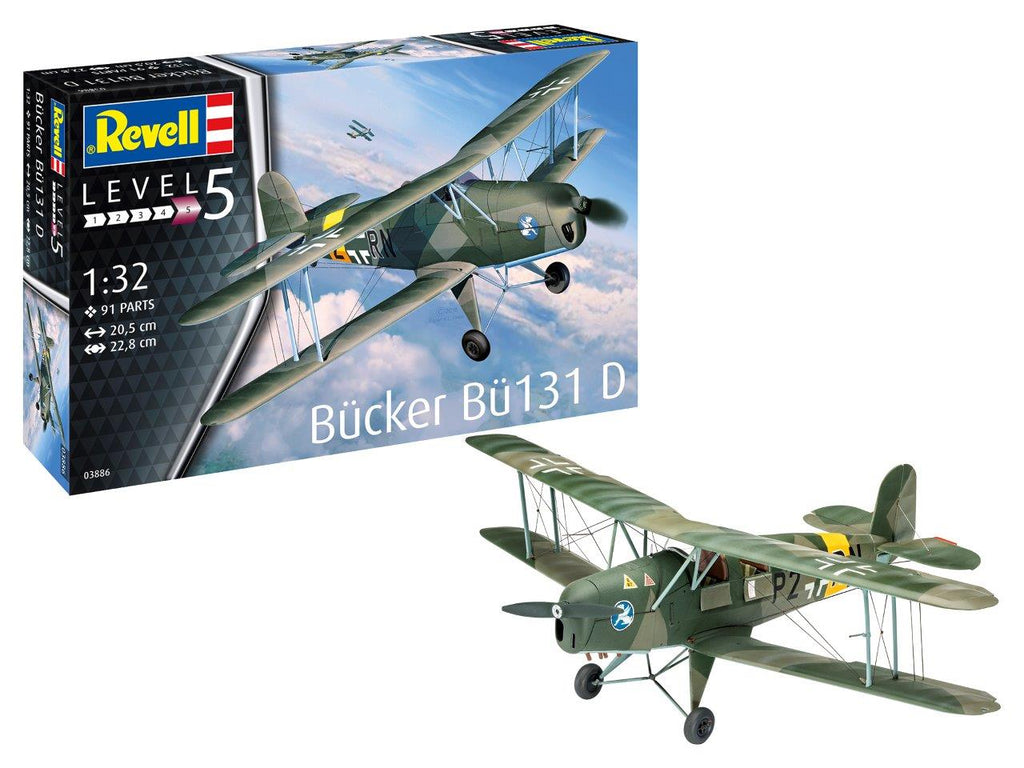 Revell - 3886 - Bucker Bu-131D - 1:32