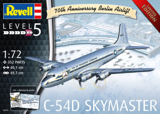 Douglas C-54D Berlin Airlift - 1:72 - Revell - 3910 - @