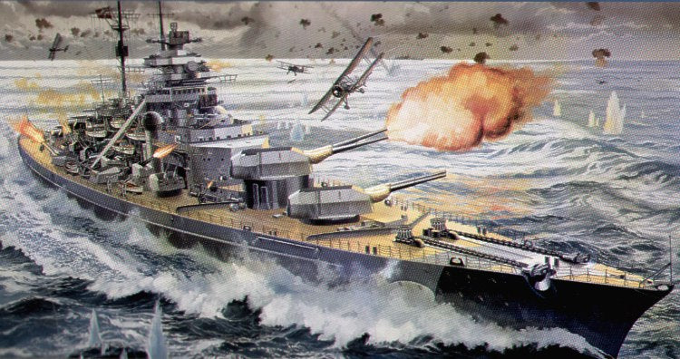 Revell - 5040 - German battleship - 1:350