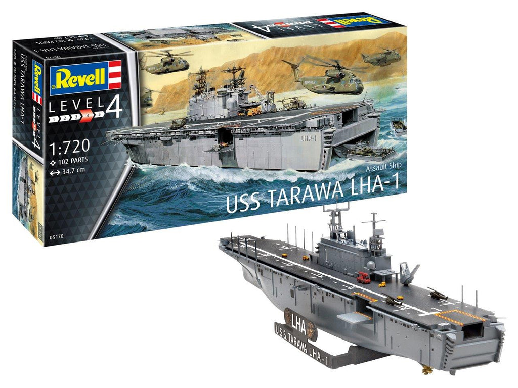 Revell - 5170 - USS Tarawa LHA-1 Assault Carrier - 1:720