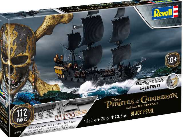 Revell - 5499 - Black Pearl Pirate Ship 'Pirates Of The Caribbean' - 1:150