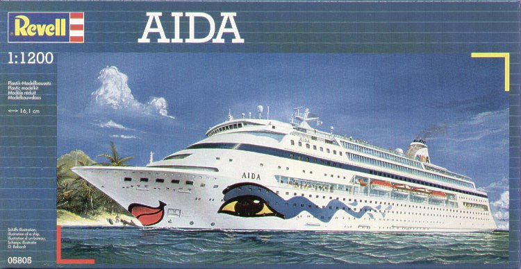 Revell - 5805 - AIDA cruise liner- 1:1200