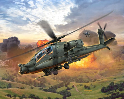 Hughes AH-64 Apache - 1:100 - Revell - 6453