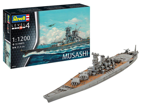 Revell 6822 - IJN Musashi battleship - 1:1200