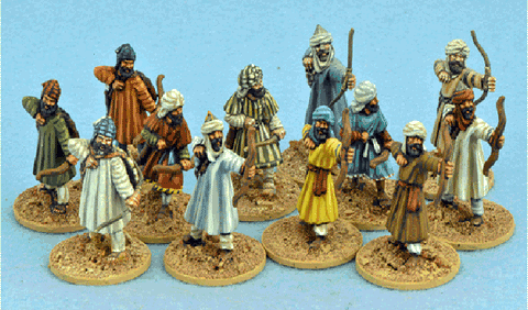 Gripping Beast - SAGA - SMR05 - Moor Mujahid levy with bows  - 28mm