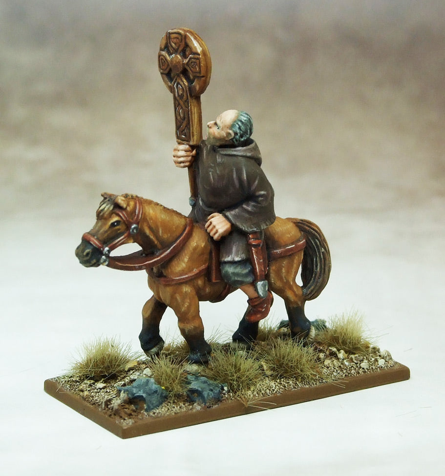 Gripping Beast - SAGA - SPR09 - Mounted Celtic Christian priest - 28mm