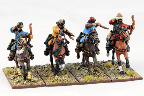 Mounted Ghulams with bows (hearthguards) - 28mm - SAGA - SSN02 - @