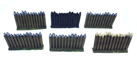 Stockade - 28mm - Scenery Wargame - UNPAINTED USED - ES69 - @