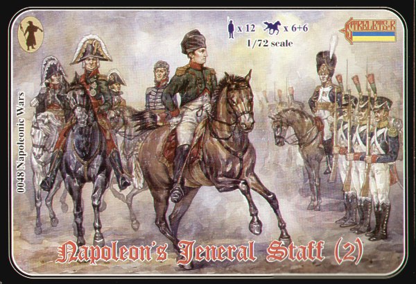 Napoleonic wars 1:72 miniatures Napoleon's General Staff (2) Strelets 0048 - @