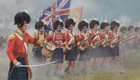 Highlanders in attack - 1:72 - Strelets - 146