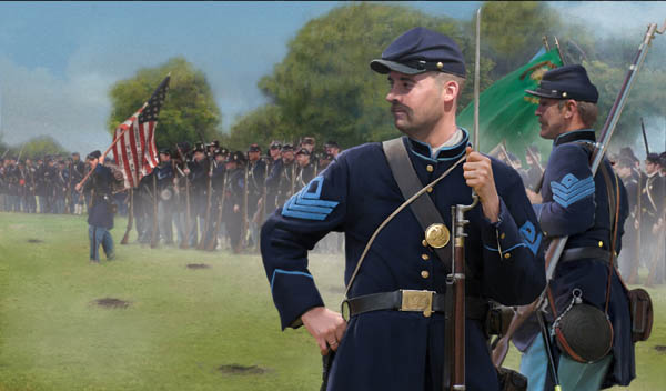 Union Infantry Standing - 1:72 - Strelets - 157 - @