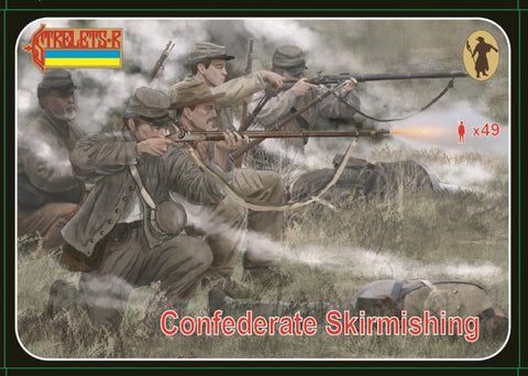 Strelets - 0158 - Confederate Skirmishing - 1:72