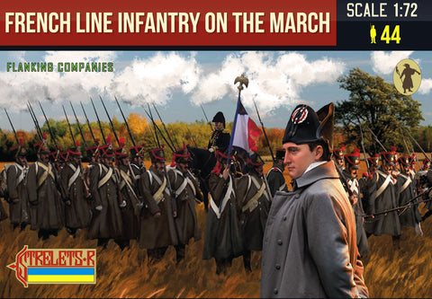 French Line Infantry March 1 (Flank Comp.) Napoleonic - 1:72 - Strelets - 173