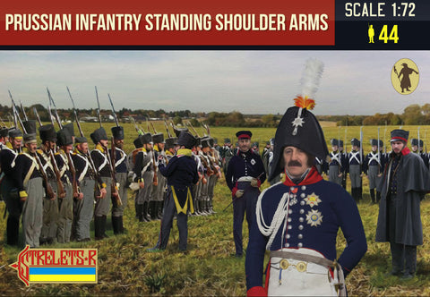 Prussian Infantry Standing Shoulder Arms Napoleonic - 1:72 - Strelets - 180