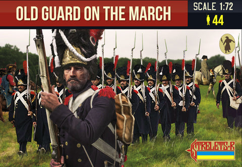 Old Guard on the March Napoleonic - 1:72 - Strelets - 181