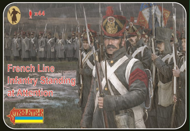 French Line Infantry standing at Attention - 1:72 - Strelets - 184
