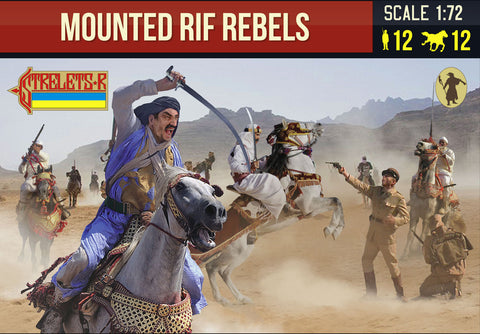 Mounted Rif Rebels Rif War - 1:72 - Strelets - 190