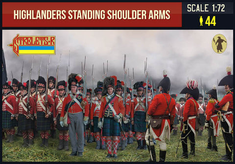 Highlanders Standing Shoulder Arms Napoleonic - 1:72 - Strelets - 199