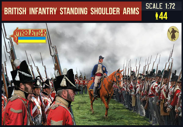 British Infantry Standing Shoulder Arms Napoleonic - 1:72 - Strelets - 202