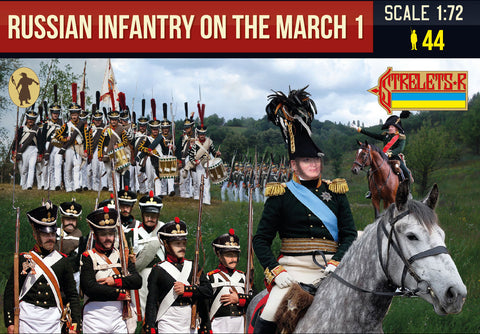 Russian Infantry on the March 1 Napoleonic - 1:72 - Strelets - 212