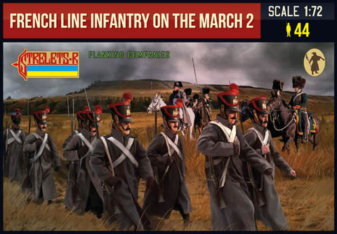 French Line Infantry on the March 2 Napoleonic - 1:72 - Strelets - 220