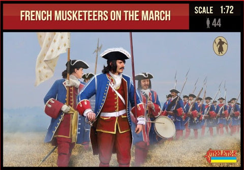 French Musketeers 1701-1714 Spanish Succession War - 1:72 - Strelets - 233 - @