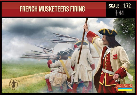 French Musketeers Firing 1701-14 Spanish Succession War - 1:72 - Strelets 234 @