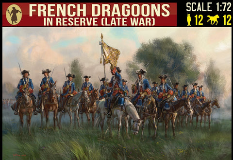 Strelets - 252 - French Late War Dragoons in Reserve. War Spanish Success. 1:72