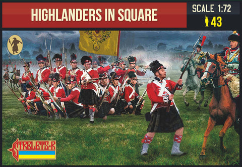 Highlanders in Square - 1:72 - Strelets - 287
