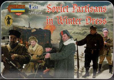 Soviet Partisans in winter dress - 1:72 - Strelets - M084