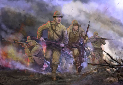 Imperial Japanese Army in Attack (WWII) - 1:72 - Strelets - M128 @