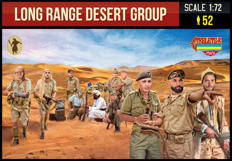 Long Range Desert Group - 1:72 - Strelets - M144