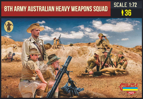 Strelets - M156 - 8th Army Australian Heavy Weapons Squa (WWII) - 1:72