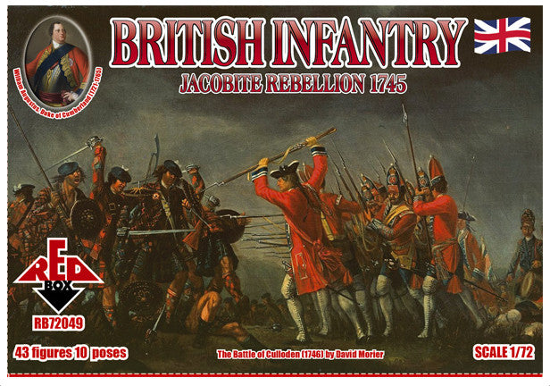 Red Box - 72049 - British infantry (Jacobite Rebellion 1745) - 1:72