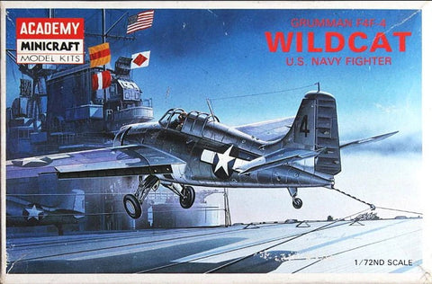 Grumman F4F-4 Wildcat U.S. Navy fighter - 1:72 - Academy - 1650 - @