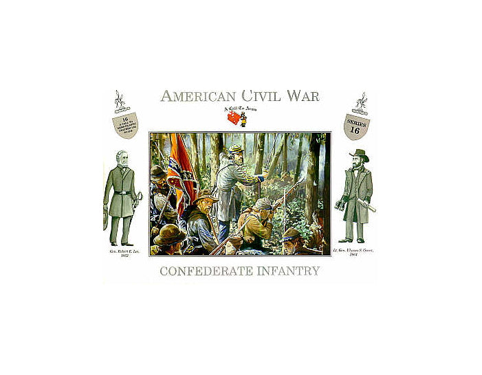 A Call to Arms - 3216 - American Civil War Confederate Infantry - 1:32 - @