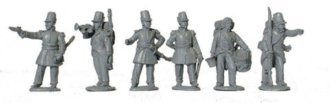 Perry - ISA66 - French Foreign Legion command standing - 28mm