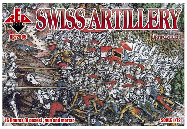 Red Box - 72065 - Swiss artillery 16th century - 1:72