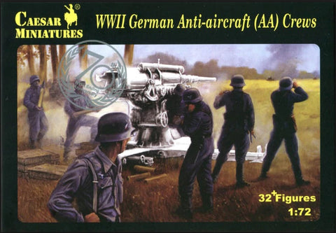German Anti-aircraft (AA) Crews WWII - 1:72 - Caesar Miniatures - H089