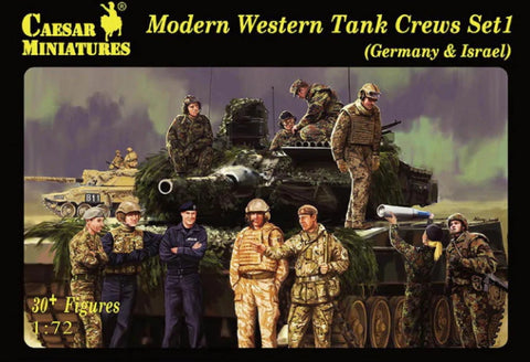 Modern western tank crews set 1 - 1:72 - Caesar miniatures - H102