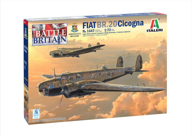 Italeri - 1447 - FIAT BR.20 Cicogna - 1:72