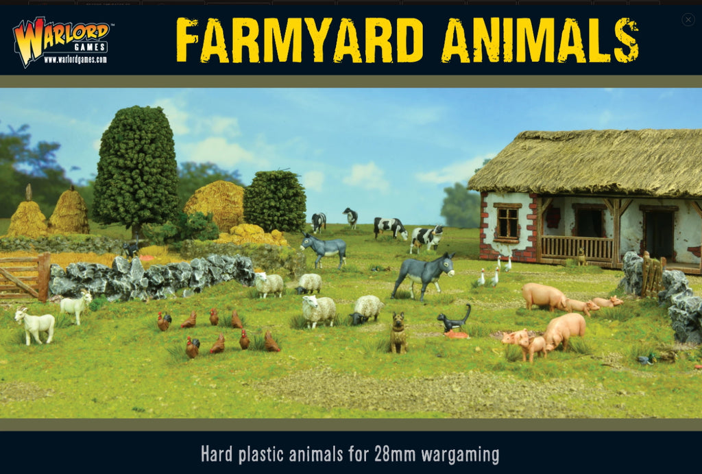 Farmyard Animals - 28mm - Warlord Games - EIEIO