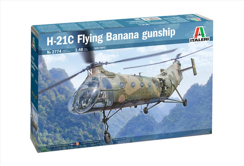 Italeri - 2774 - H-21C Flying Banana GunShip - 1:48