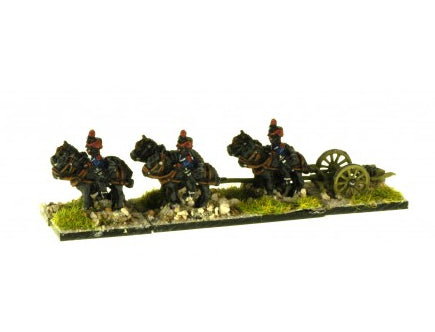 Magister Militum - French Limbers, Horse Artillery Crew - 10mm